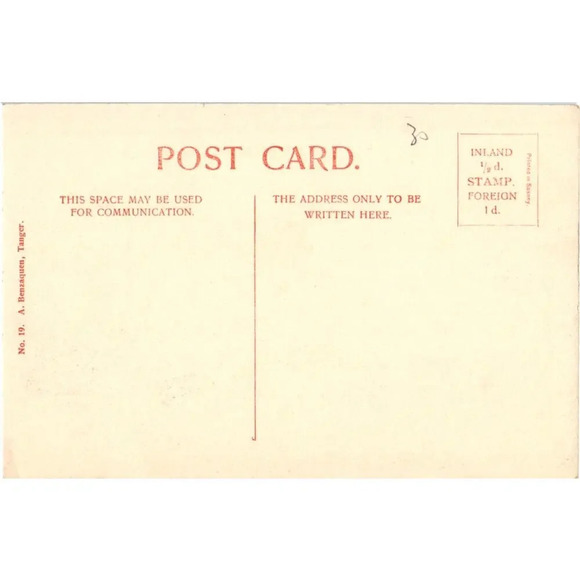 Main Street and Catholic Church Gibraltar Postcard - Picture 2 of 2